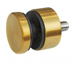 Adaptador de vidrio fi 30/13 mm M8, AISI 304, DORADO SATINADO