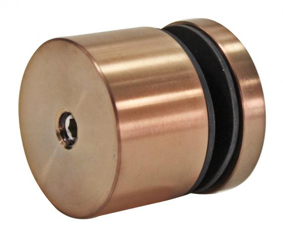 Foto Adaptador de vidrio fi 50/30 mm M10, AISI 304, COBRE SATINADO