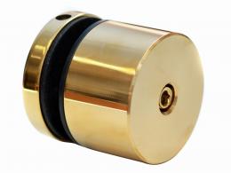 Adaptador de vidrio fi 50/30 mm M10, AISI 304, DORADO Pulido