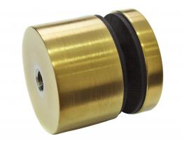 Adaptador de vidrio fi 50/30 mm M10, AISI 304, DORADO SATINADO