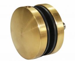 Adaptador de vidrio fi 50/8 mm M10, AISI 304, DORADO SATINADO