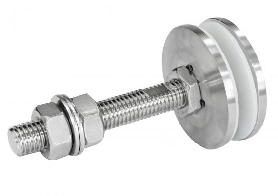 Foto Rótula móvil fi 60 mm M14, AISI 316, SATINADO