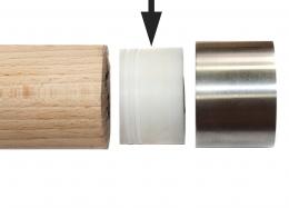 Adaptador para pasamanos de madera