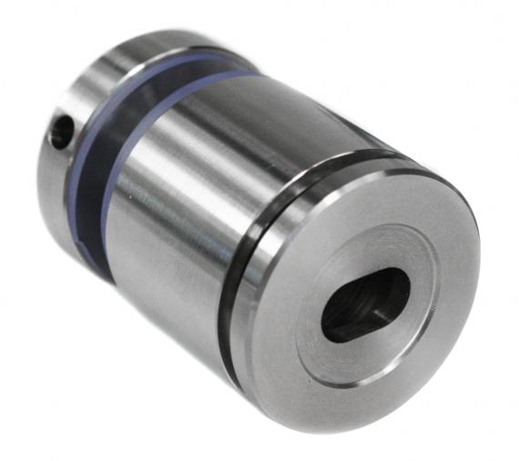 Foto Adaptador para vidrio Ø35/30 mm, distancia regulable M8, AISI 304, SATINADO