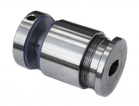 Foto Adaptador para vidrio Ø35/30 mm, distancia regulable M8, AISI 304, SATINADO