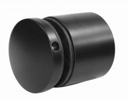 Adaptador para vidrio Ø50/40 mm, distancia regulable, AISI 304, RAL 9005 MATE