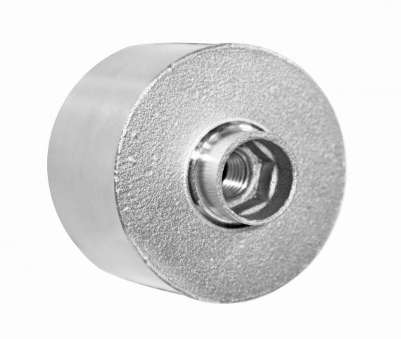 Foto Adaptador para vidrio Ø50/40 mm, distancia regulable, AISI 316, SATINADO