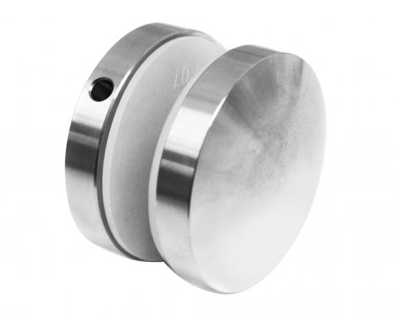 Foto Adaptador para vidrio Ø50 mm, conexión de dos vidrios, AISI 304, SATINADO