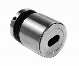 Adaptador para vidrio 50 mm, distancia regulable 40-50 AISI 304, SATINADO