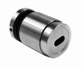 Adaptador para vidrio 50 mm, distancia regulable 40-50 AISI 304, SATINADO