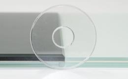 Almohadilla plástica 38x10,5x2 mm, TRANSPARENTE