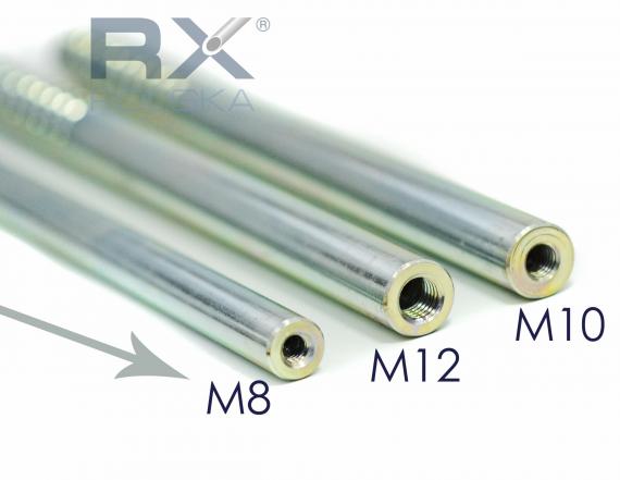 Foto Anclaje de acero fi 16x320 mm rosca M10