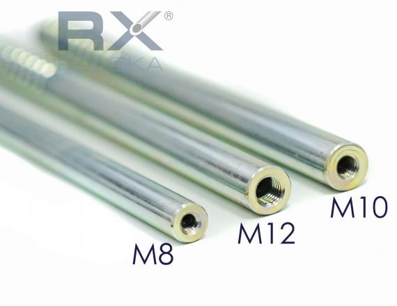 Foto Anclaje de acero fi 20x400 mm rosca M10