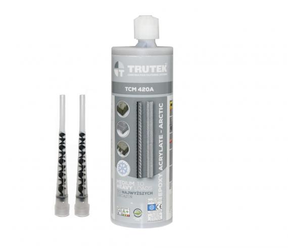 Foto Anclaje químico EN FRÍO 420 ml + 2 uds. de boquilla mezcladora