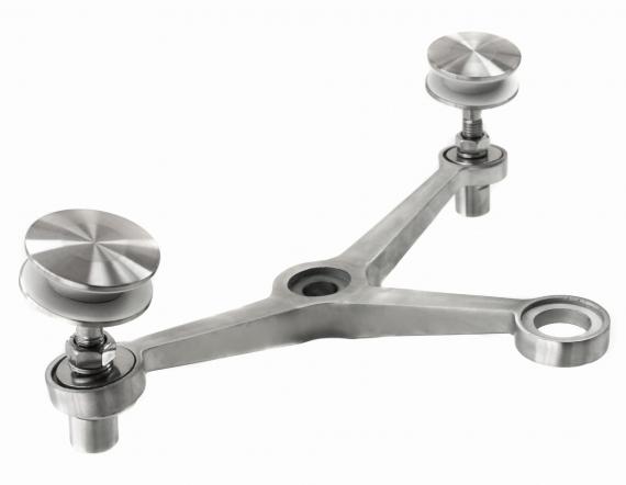 Foto Araña HEAVY de tres vías, AISI 316, SATINADO