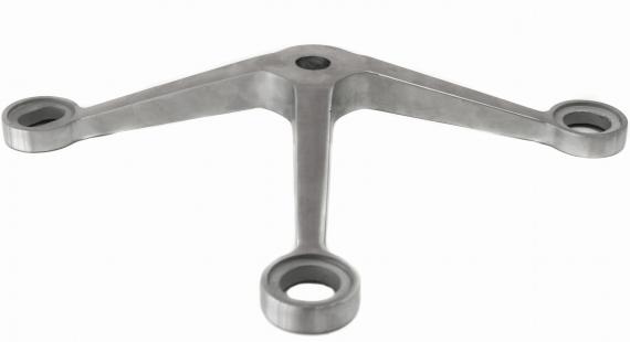 Foto Araña HEAVY de tres vías, AISI 316, SATINADO