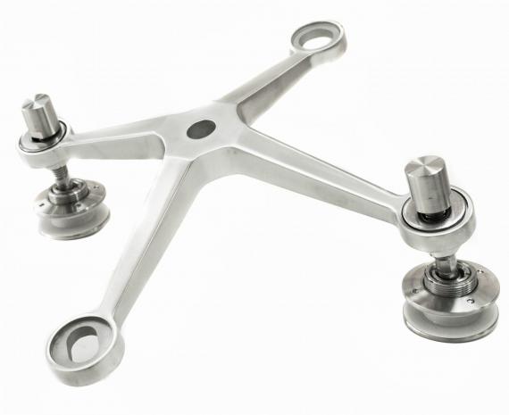 Foto Araña LIGHT de cuatro vías, AISI 316, SATINADO