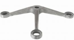 Araña LIGHT de tres vías, AISI 316, SATINADO