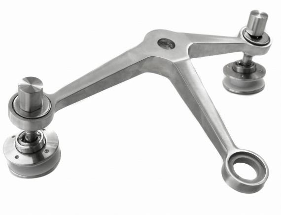 Foto Araña LIGHT de tres vías, AISI 316, SATINADO