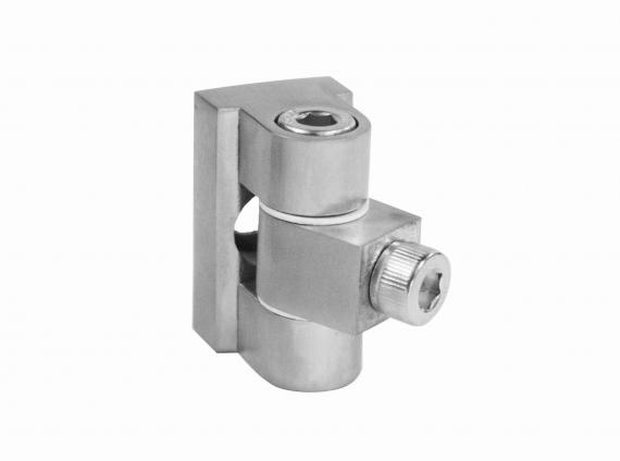 Foto Articulación de manilla para montaje en superficie plana, AISI 316, SATINADO