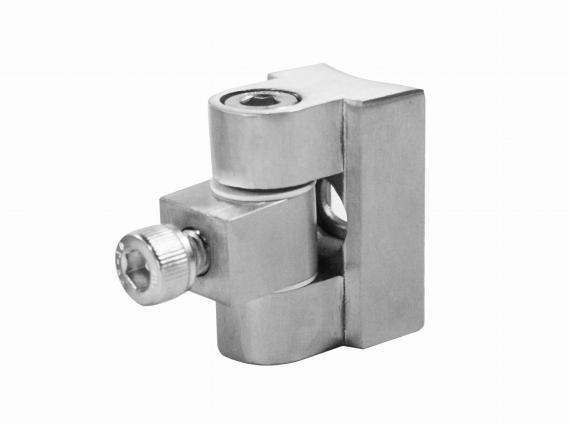 Foto Articulación de manilla para montaje en tubo 42,4 mm, AISI 316, SATINADO