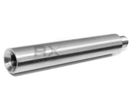 Barra fija 12x75mm, AISI 304, SATINADO