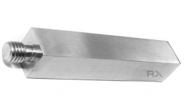 Barra fija 14x14x75mm, AISI 304, SATINADO