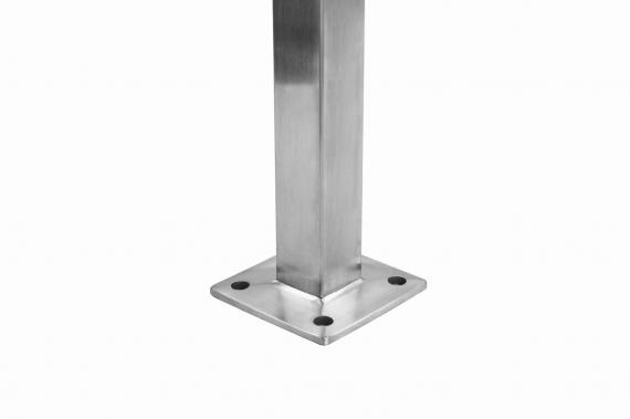 Foto Base para fijar a golpes al perfil 40x40 mm, AISI 304, SATINADO