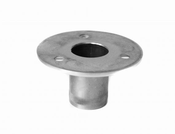 Foto Base para fijar a golpes al tubo 42,4 mm, AISI 304, SATINADO