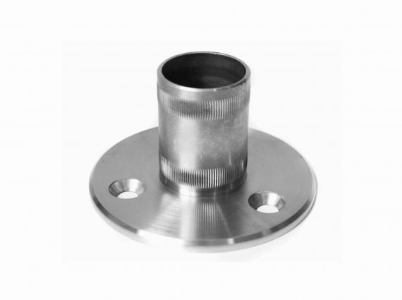 Foto Base para fijar a golpes al tubo 42,4 mm, AISI 304, SATINADO