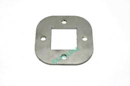 Base para soldar 40x40/85x85 mm, AISI 304, EN BRUTO