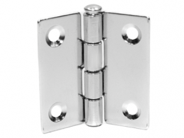 Bisagra 28,5x30x0,8 tipo B, AISI 304, SATINADO
