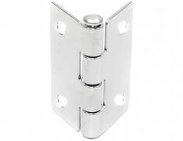 Bisagra 28,5x30x0,8 tipo B, AISI 304, SATINADO