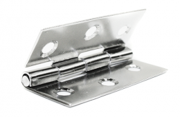 Bisagra 40x50x0,8 tipo E, AISI 304, SATINADO