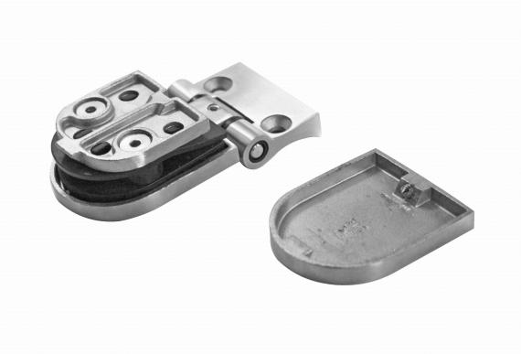 Foto Bisagra-manilla 45x63 mm / 42,4 mm, AISI 316, SATINADO