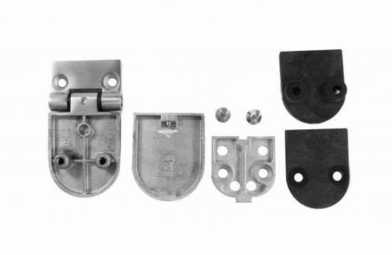 Foto Bisagra-manilla 45x63 mm / 42,4 mm, AISI 316, SATINADO