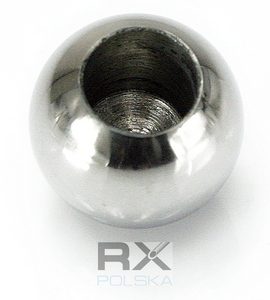 Foto Bola Ø 20 mm, para varilla Ø 12 mm, AISI 304, Pulido