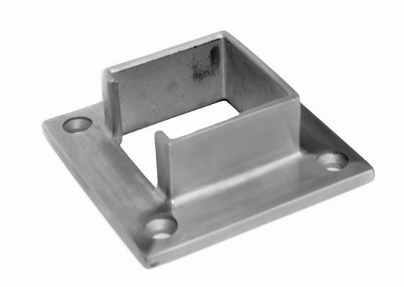 Foto Brida de montaje - 40x40 mm, AISI 316, SATINADA