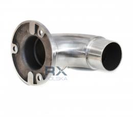 Brida de montaje 90° para tubo Ø 42,4x2 mm, AISI 304, SATINADA