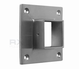 Brida de montaje para perfil 40x40 mm, AISI 304, SATINADA