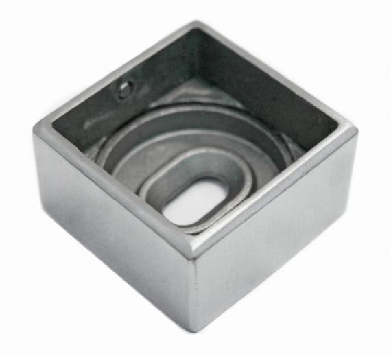 Foto Brida de montaje para perfil 40x40 mm, AISI 304, SATINADA