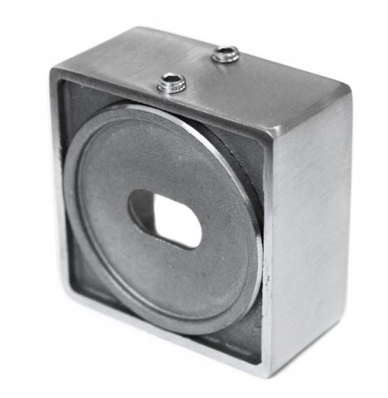 Foto Brida de montaje para perfil 40x40 mm, AISI 304, SATINADA