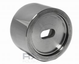 Brida de montaje para tubo Ø 42,4 mm, AISI 304, Pulido