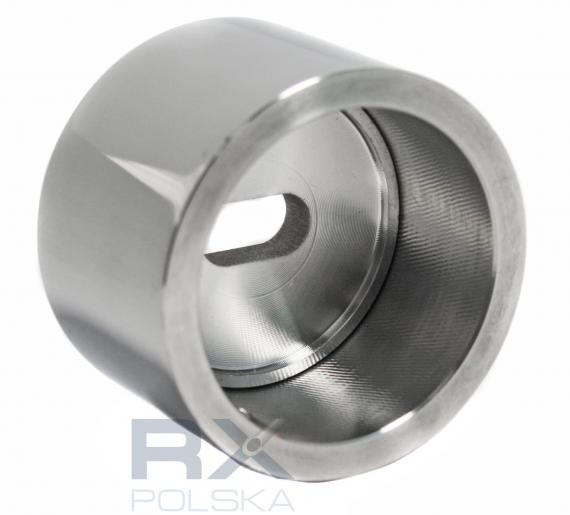 Foto Brida de montaje para tubo Ø 42,4 mm, AISI 304, Pulido