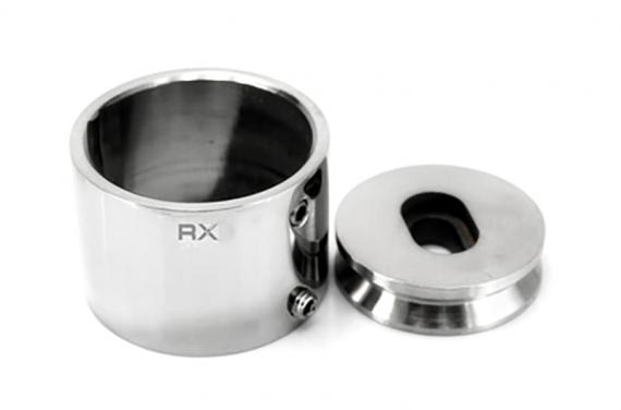 Foto Brida de montaje para tubo Ø 42,4 mm, AISI 304, Pulido