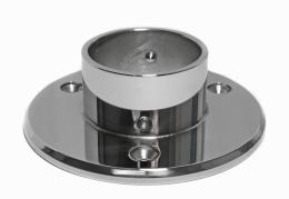 Brida de montaje para tubo Ø 50,8 mm, AISI 304, Pulido