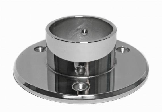 Foto Brida de montaje para tubo Ø 50,8 mm, AISI 304, Pulido