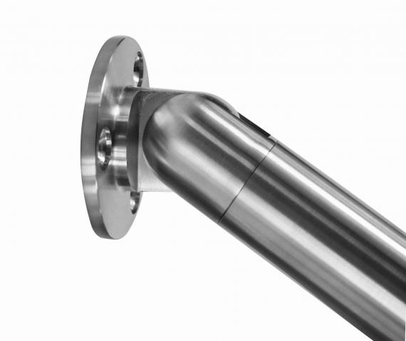 Foto Brida flexible, conjunto para tubo Ø 42,4mm, AISI 304, SATINADO