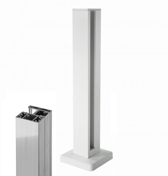 Foto Poste ranura MINI 400 mm izquierdo, aluminio