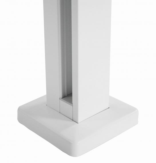 Foto Poste ranura MINI 400 mm izquierdo, aluminio